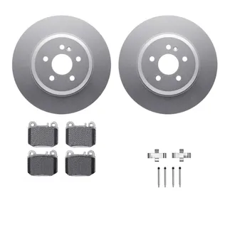 R1 Concepts WDWH1-63041 Brake Rotor- Carbon Coated W/ Ceramic Pads & Hdw